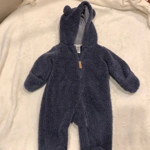 Carter’s Sherpa Bunting Bag. 3 months. Dark blue.